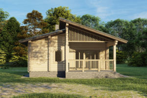 Гостевой дом-баня из бруса