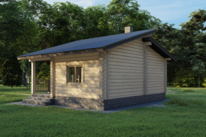 Гостевой дом-баня из бруса