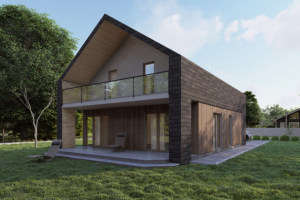 Жилой дом для кластера в коттеджном поселке