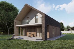 Жилой дом для кластера в коттеджном поселке