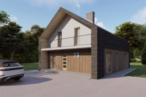 Жилой дом для кластера в коттеджном поселке