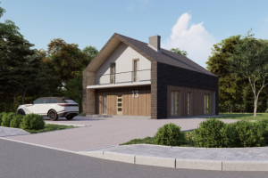 Жилой дом для кластера в коттеджном поселке