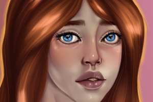 Digital портрет семи-реализм