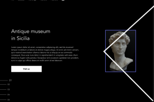 Дизайн сайта для музея античного исскуства