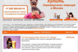 Продвижение сайта про щенков