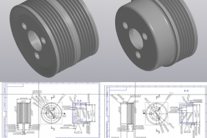 Модели и чертежи шкивов