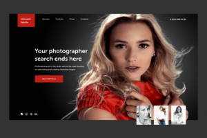 Landing page для профессионального фотографа
