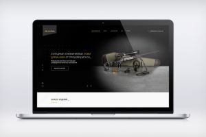 Сайт-визитка компании производителя изделий для стрелкового оруж