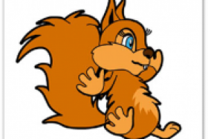 Белочка - деталька для какой-то игрушки.