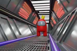 сцена из игры Among Us