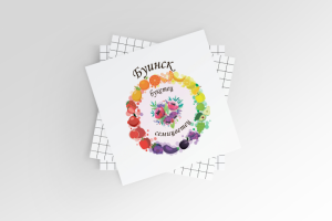 Логотип для "букетец семицветец"