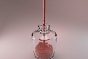 Анимация разливания лака