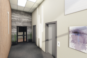 Дизайн лифтового холла жилого дома