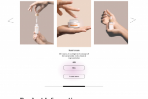 Сайт продажи косметических средств