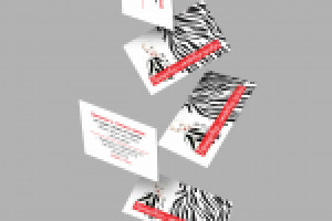 Визитка для брендового  магазина.