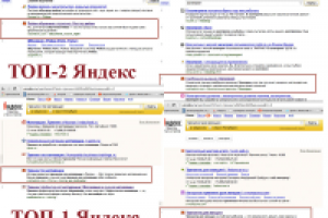 ТОП-10 Яндекса. Сайт волшебников, рейки, холотроп