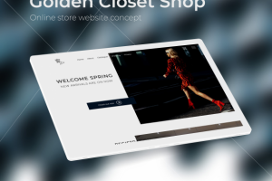 Дизайн сайта для магазина одежды