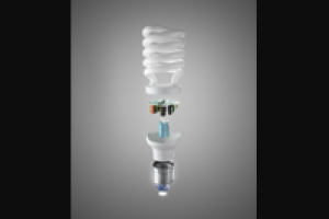 Визуализация лампы. Взрыв-схема