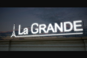 Видео. Вывеска La Grande