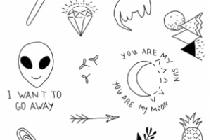 Эскизы маленьких татуировок