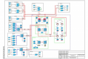 Схема организации связи ЛВС