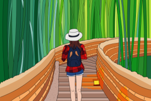 Девушка в джунглях