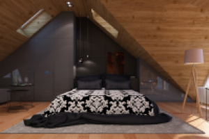 Интерьер мансарды 7