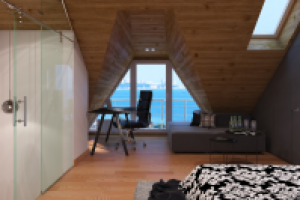 Интерьер мансарды 4