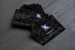 Визитка и логотип для Ксении Эдигер