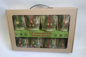 Подарочный чайный набор "Здравия желаю"