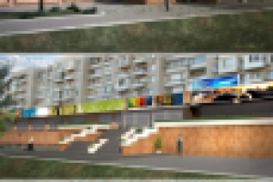 Рекламные щиты на фасаде