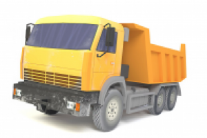 Low-poly грузовик