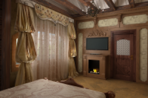 спальня мансардный этаж