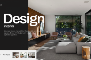 Landing Page Дизайн Интерьера