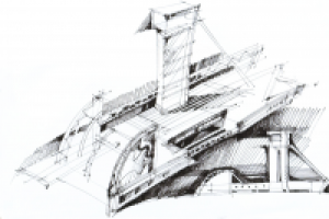 эскиз выставочного комплекса