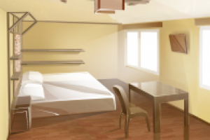 интерьер спальни