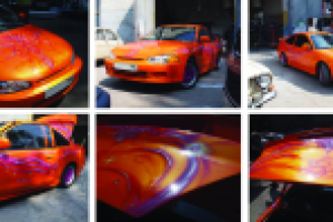 Аэрография в рамках крупного проекта.