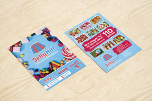 Листовка А5. Магазин сладостей