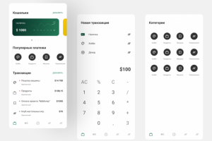 Дизайн приложения для учета финансов