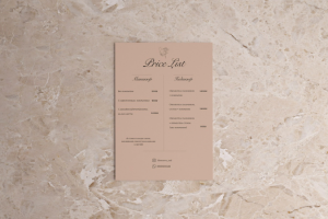 Прайс для мастера маникюра