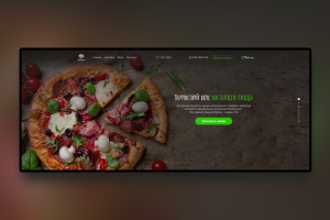 Landing page для пиццерии Italiano
