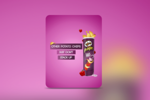 Рекламный баннер Pringles