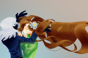 Пример простой диджитал работы с персонажами