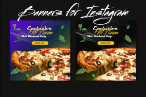 Banners of The Pizza Hub