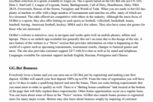 GGBet Free Promo Code “csgobettings”