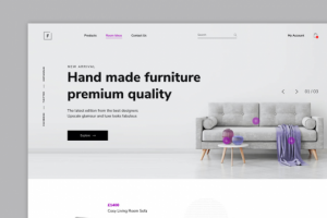 Лендинг интернет магазина по продаже мебели