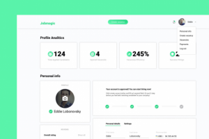 Личный кабинет рекрутера на платформе поиска работы
