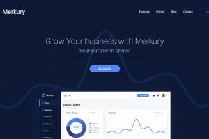 Вёрстка макета "Merkury".