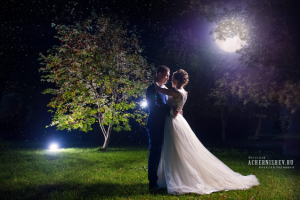 Ночная фотосессия с искусственной луной