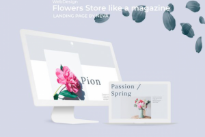 Дизайн для цветочного магазина